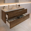 Tuscany 48" Wall Mounted Double Basin Vanity Set with Cabinet, Acrylic Vanity Top, and Medicine Cabinet - image 3