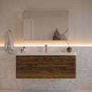 Tuscany 48" Wall Mounted Single Basin Vanity Set with Cabinet, Acrylic Vanity Top, and Medicine Cabinet - image 1