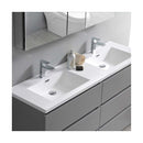 Lazzaro 60" Free Standing Double Basin Vanity Set with Cabinet, Acrylic Vanity Top, and Medicine Cabinet - image 12