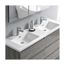 Lazzaro 60" Free Standing Double Basin Vanity Set with Cabinet, Acrylic Vanity Top, and Medicine Cabinet - image 13