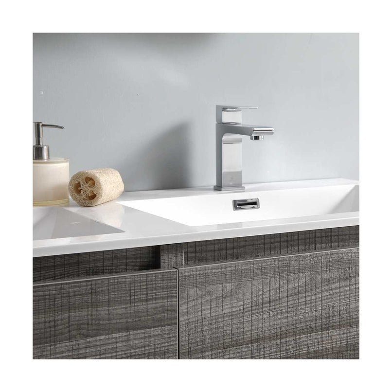 Lazzaro 60" Free Standing Double Basin Vanity Set with Cabinet, Acrylic Vanity Top, and Medicine Cabinet - image 24