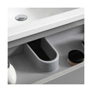 Lazzaro 84" Free Standing Double Basin Vanity Set with Cabinet, Acrylic Vanity Top, and Medicine Cabinet - image 10