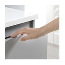 Lazzaro 84" Free Standing Double Basin Vanity Set with Cabinet, Acrylic Vanity Top, and Medicine Cabinet - image 14