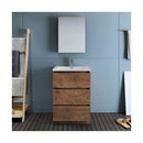 Lazzaro 24" Free Standing Single Basin Vanity Set with Cabinet, Acrylic Vanity Top, and Medicine Cabinet - image 25