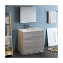 Lazzaro 36" Free Standing Single Basin Vanity Set with Cabinet, Acrylic Vanity Top, and Medicine Cabinet - image 10