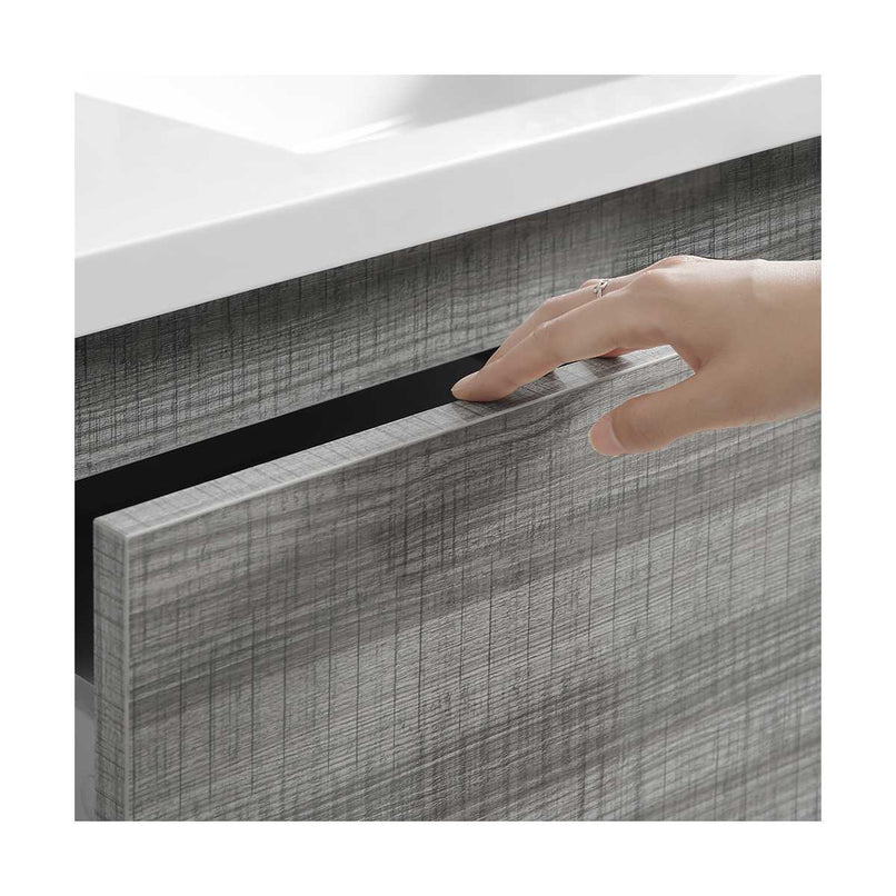 Lazzaro 36" Free Standing Single Basin Vanity Set with Cabinet, Acrylic Vanity Top, and Medicine Cabinet - image 16