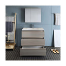 Lazzaro 36" Free Standing Single Basin Vanity Set with Cabinet, Acrylic Vanity Top, and Medicine Cabinet - image 19