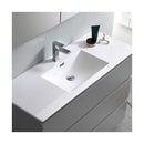 Lazzaro 48" Free Standing Single Basin Vanity Set with Cabinet, Acrylic Vanity Top, and Medicine Cabinet - image 5