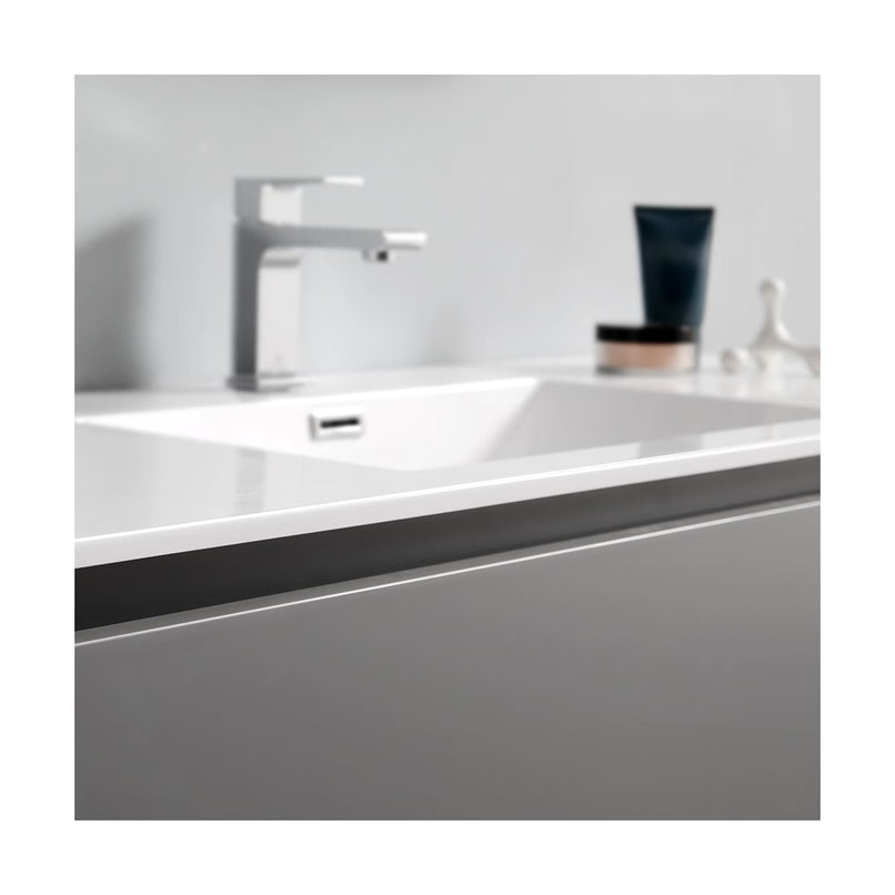 Lazzaro 48" Free Standing Single Basin Vanity Set with Cabinet, Acrylic Vanity Top, and Medicine Cabinet - image 7