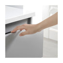 Lazzaro 48" Free Standing Single Basin Vanity Set with Cabinet, Acrylic Vanity Top, and Medicine Cabinet - image 8