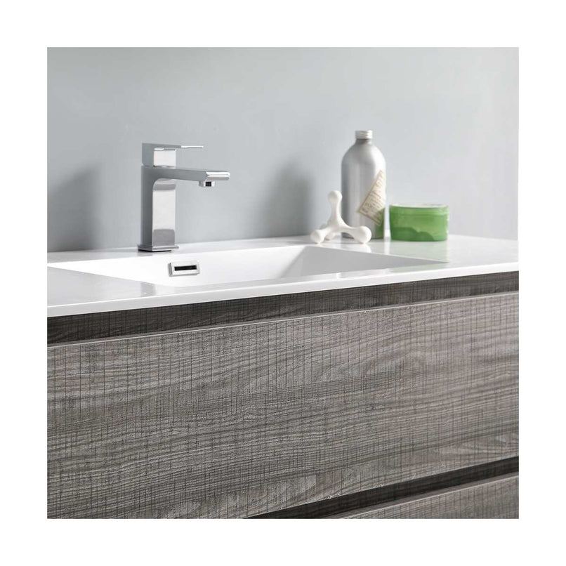 Lazzaro 48" Free Standing Single Basin Vanity Set with Cabinet, Acrylic Vanity Top, and Medicine Cabinet - image 14