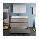 Lazzaro 48" Free Standing Single Basin Vanity Set with Cabinet, Acrylic Vanity Top, and Medicine Cabinet - image 19