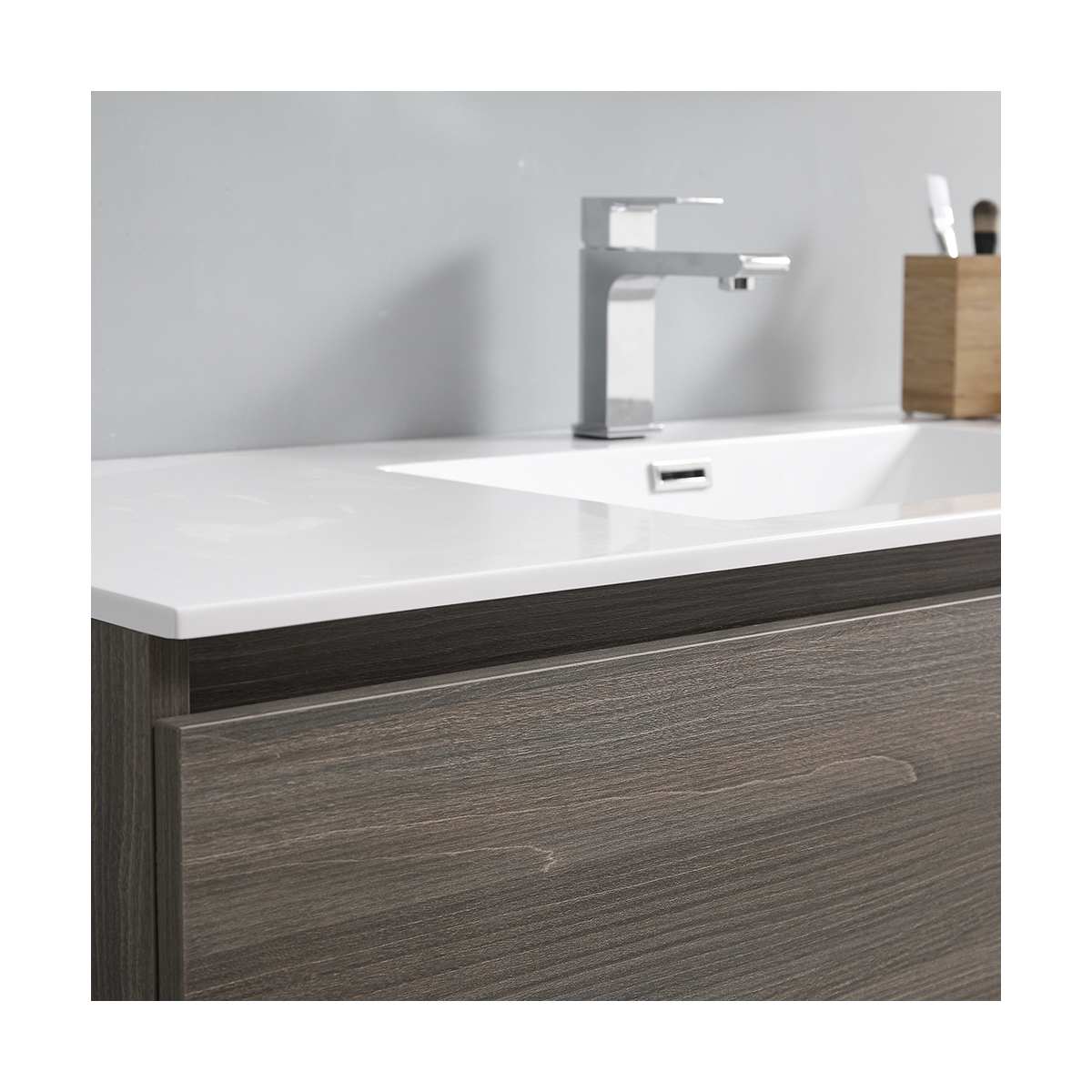 Lazzaro 48" Free Standing Single Basin Vanity Set with Cabinet, Acrylic Vanity Top, and Medicine Cabinet - image 21