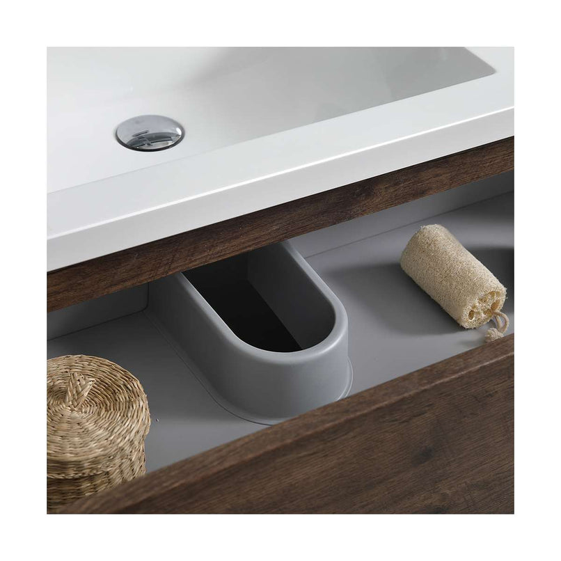 Lazzaro 48" Free Standing Single Basin Vanity Set with Cabinet, Acrylic Vanity Top, and Medicine Cabinet - image 30