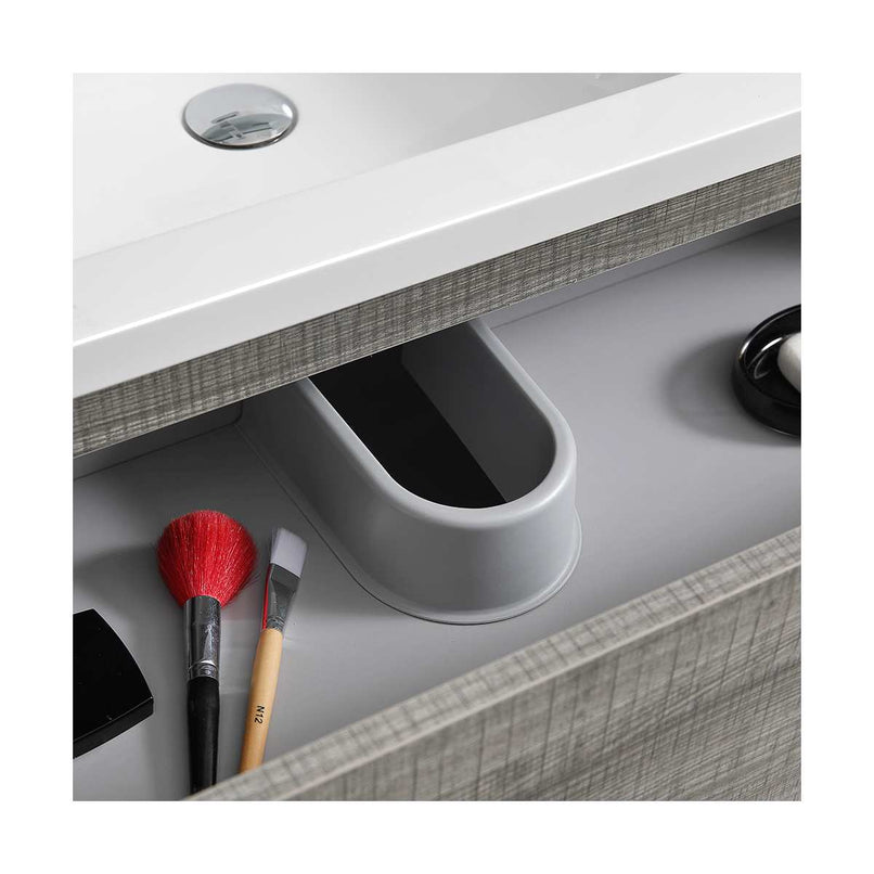 Lazzaro 60" Free Standing Single Basin Vanity Set with Cabinet, Acrylic Vanity Top, and Medicine Cabinet - image 7