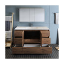 Lazzaro 60" Free Standing Single Basin Vanity Set with Cabinet, Acrylic Vanity Top, and Medicine Cabinet - image 18