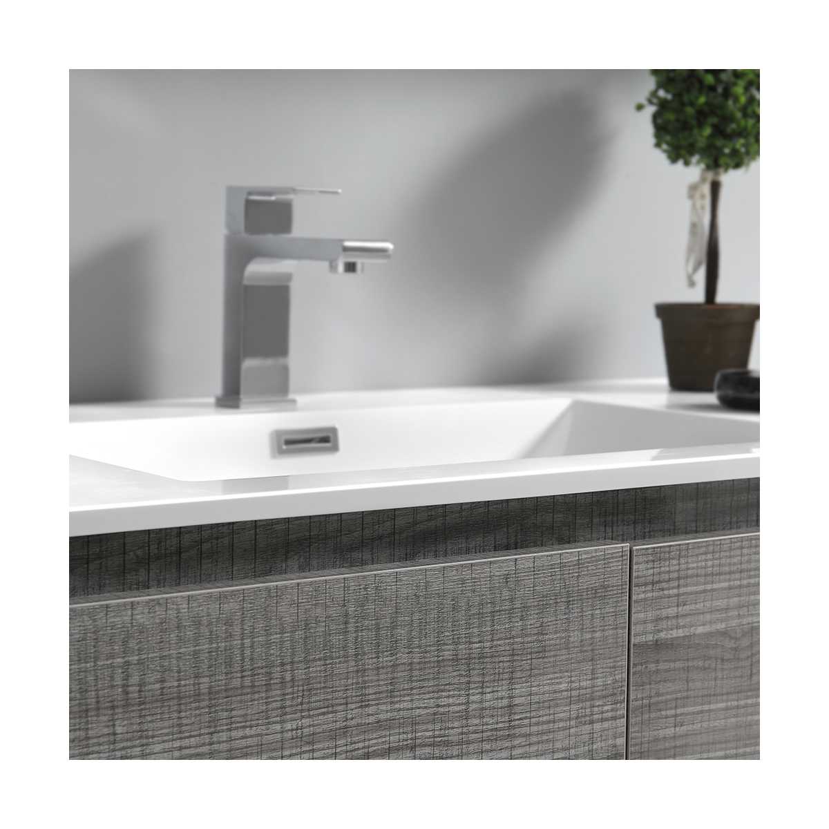 Lazzaro 60" Free Standing Single Basin Vanity Set with Cabinet, Acrylic Vanity Top, and Medicine Cabinet - image 28