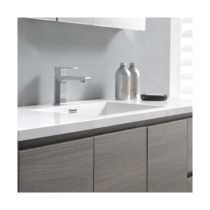 Lazzaro 60" Free Standing Single Basin Vanity Set with Cabinet, Acrylic Vanity Top, and Medicine Cabinet - image 29