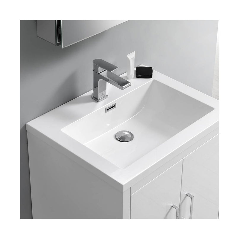 Imperia 30" Free Standing Single Basin Vanity Set with Cabinet, Acrylic Vanity Top, and Medicine Cabinet - image 9