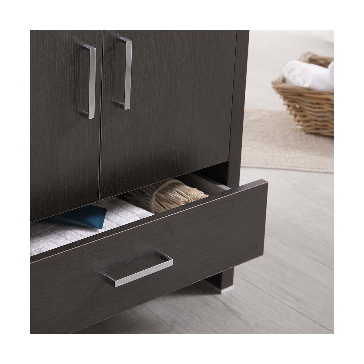 Imperia 30" Free Standing Single Basin Vanity Set with Cabinet, Acrylic Vanity Top, and Medicine Cabinet
