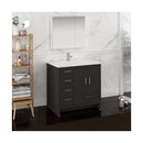 Imperia 36" Free Standing Single Basin Vanity Set with Cabinet, Acrylic Vanity Top, and Medicine Cabinet - image 2