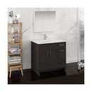 Imperia 36" Free Standing Single Basin Vanity Set with Cabinet, Acrylic Vanity Top, and Medicine Cabinet - image 2
