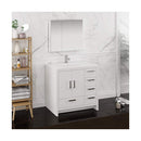 Imperia 36" Free Standing Single Basin Vanity Set with Cabinet, Acrylic Vanity Top, and Medicine Cabinet - image 3