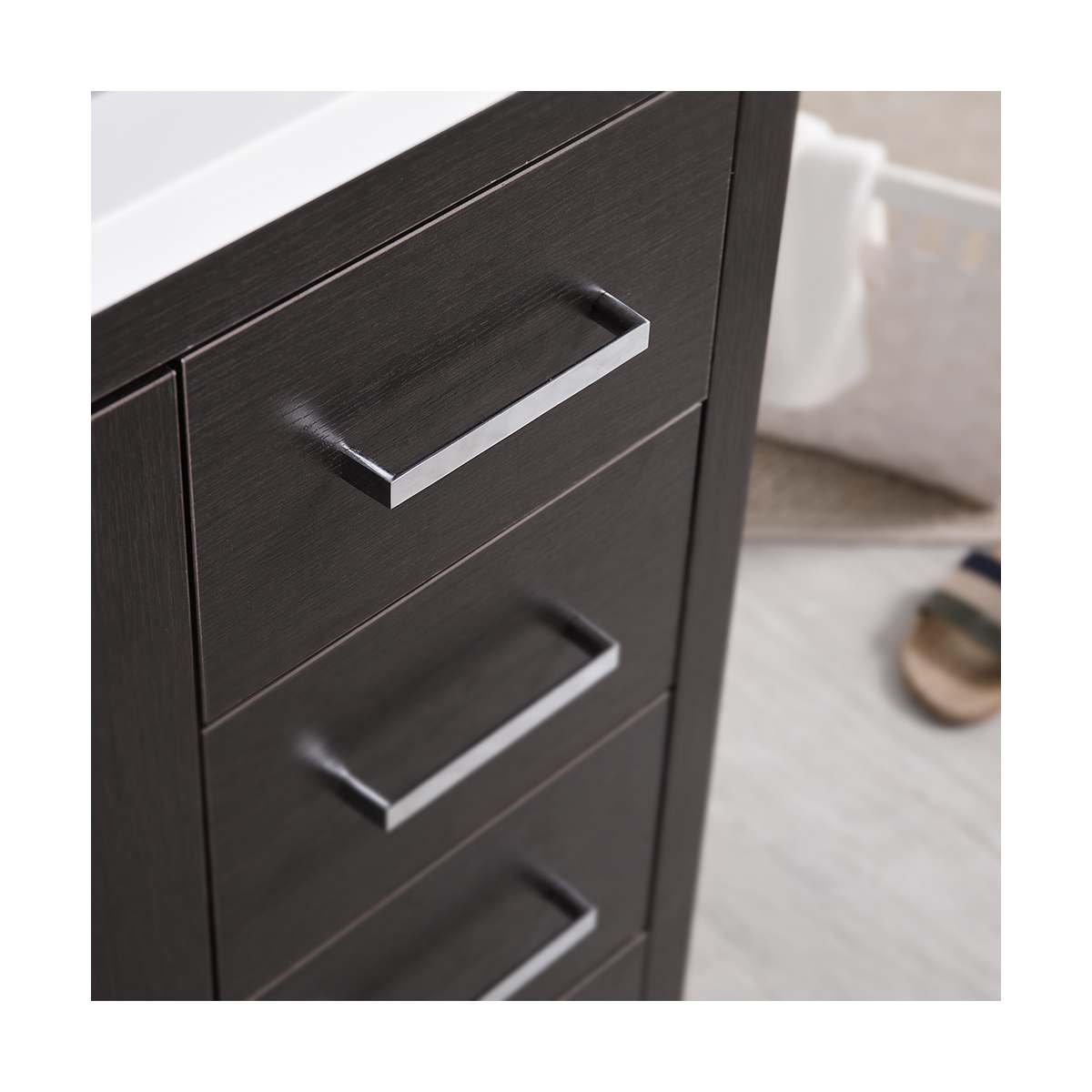 Imperia 36" Free Standing Single Basin Vanity Set with Cabinet, Acrylic Vanity Top, and Medicine Cabinet - image 15