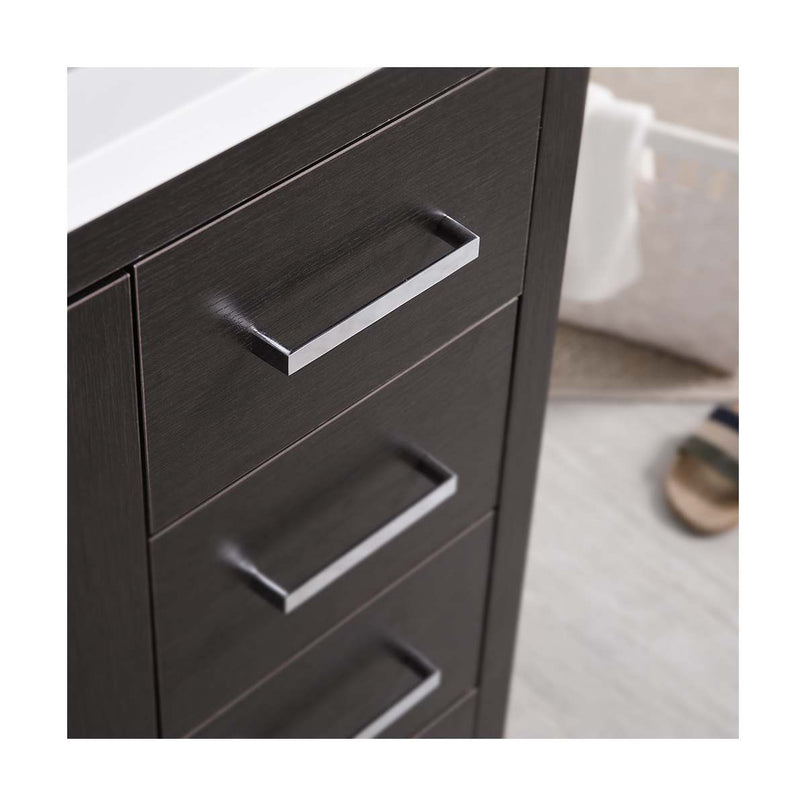 Imperia 36" Free Standing Single Basin Vanity Set with Cabinet, Acrylic Vanity Top, and Medicine Cabinet - image 15