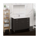 Imperia 48" Free Standing Single Basin Vanity Set with Cabinet, Acrylic Vanity Top, and Medicine Cabinet - image 2