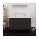 Imperia 60" Free Standing Double Basin Vanity Set with Cabinet, Acrylic Vanity Top, and Medicine Cabinet - image 4