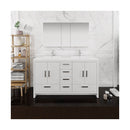 Imperia 60" Free Standing Double Basin Vanity Set with Cabinet, Acrylic Vanity Top, and Medicine Cabinet - image 5