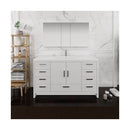 Imperia 60" Free Standing Single Basin Vanity Set with Cabinet, Acrylic Vanity Top, and Medicine Cabinet - image 5