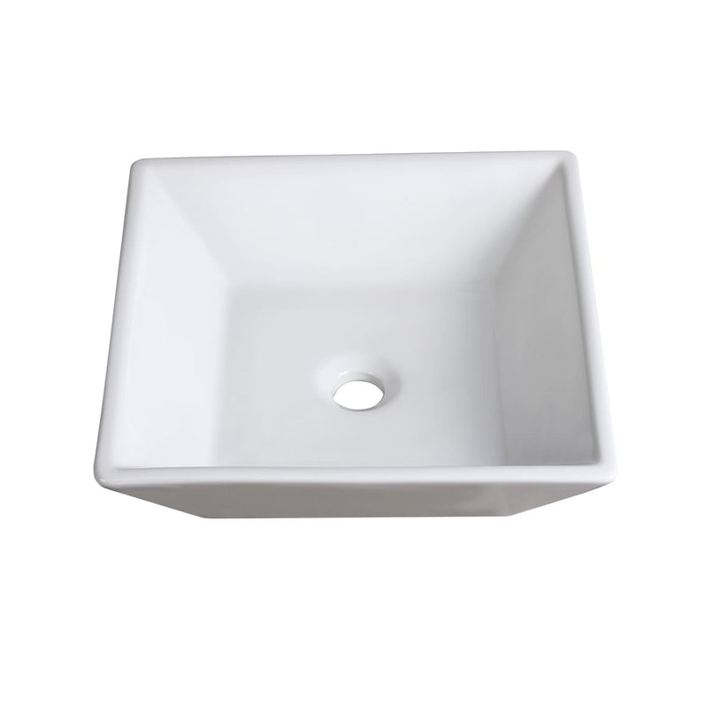 Torino 16" Ceramic Vessel Bathroom Sink - image 2