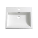 Nano 23-3/8" Acrylic Drop In Vanity Top with an Integrated Sink, Single Faucet Hole, and Overflow - image 2