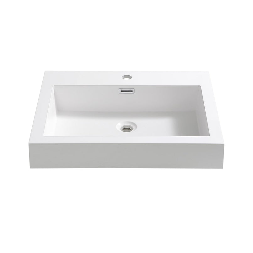 Nano 23-3/8" Acrylic Drop In Vanity Top with an Integrated Sink, Single Faucet Hole, and Overflow - image 1