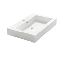 Livello 29-3/8" Acrylic Drop In Vanity Top with an Integrated Sink, Single Faucet Hole, and Overflow - image 3