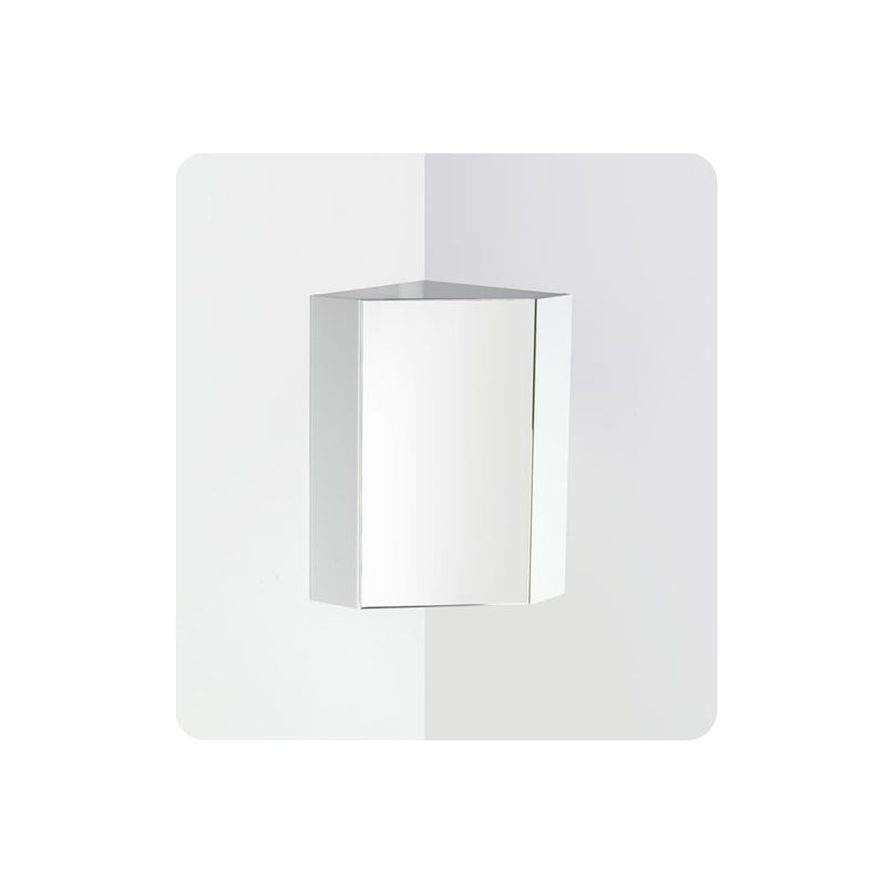 Coda 14" x 23-1/2" Single Door Framed Corner Medicine Cabinet with Two Shelves - image 2