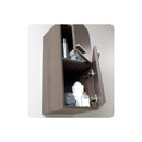 Senza 27" Wall Mounted Bathroom Linen Cabinet with Two Storage Areas - image 5
