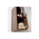 Senza 27" Wall Mounted Bathroom Linen Cabinet with Two Storage Areas - image 7