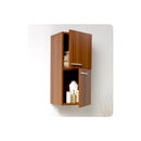 Senza 27" Wall Mounted Bathroom Linen Cabinet with Two Storage Areas - image 8