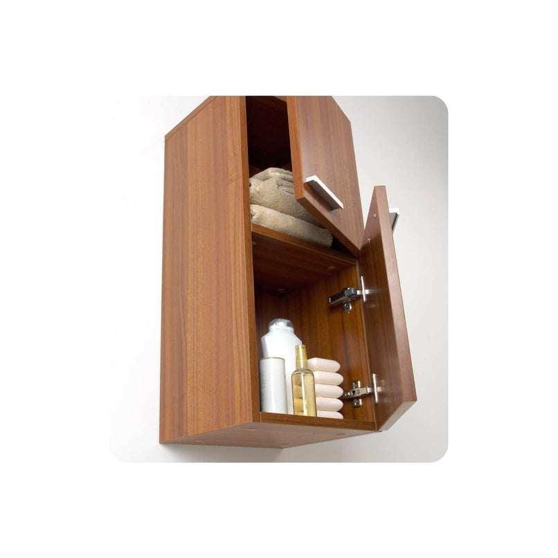 Senza 27" Wall Mounted Bathroom Linen Cabinet with Two Storage Areas - image 9