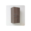 Senza 27" Wall Mounted Bathroom Linen Cabinet with Two Storage Areas - image 1