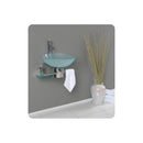 Cristallino 21" Wall Mounted Single Basin Vanity Set with Cabinet - image 2
