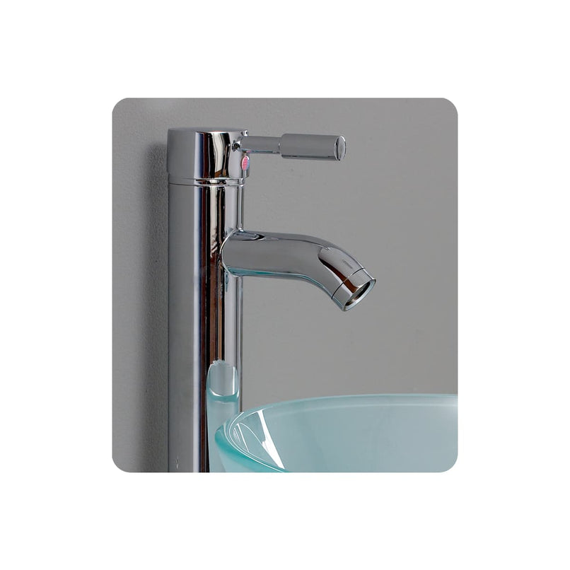 Cristallino 21" Wall Mounted Single Basin Vanity Set with Cabinet - image 5