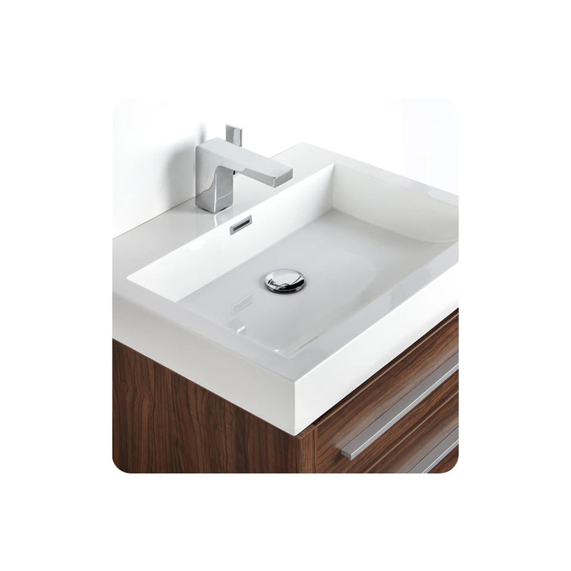 Livello 24" Free Standing Single Basin Vanity Set with Cabinet, Acrylic Vanity Top, and Medicine Cabinet - image 13