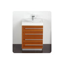 Livello 24" Free Standing Single Basin Vanity Set with Cabinet, Acrylic Vanity Top, and Medicine Cabinet - image 15