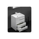 Livello 24" Free Standing Single Basin Vanity Set with Cabinet, Acrylic Vanity Top, and Medicine Cabinet - image 20