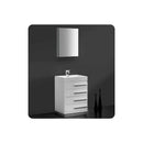 Livello 24" Free Standing Single Basin Vanity Set with Cabinet, Acrylic Vanity Top, and Medicine Cabinet - image 2