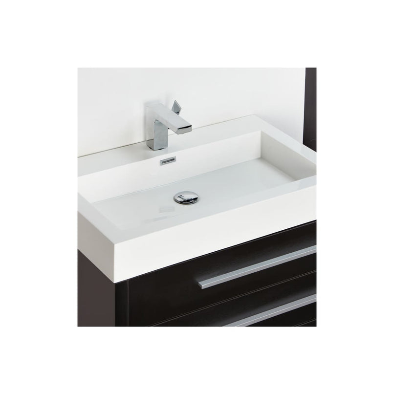 Livello 30" Free Standing Single Basin Vanity Set with Cabinet, Ceramic Vanity Top, and Medicine Cabinet - image 4